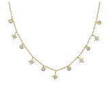 Dainty Gold Charm Necklace